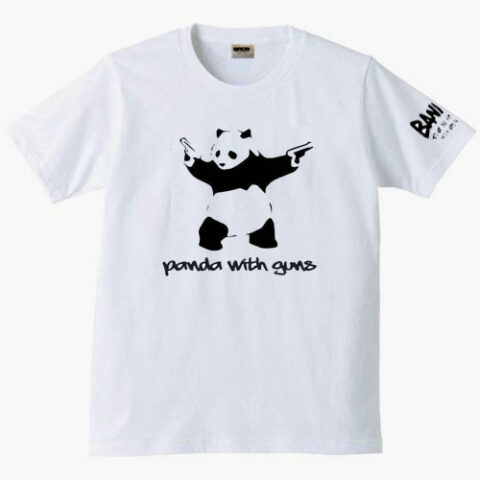 バンクシー）パンダ - オリジナル・パロディTシャツ通販サイト「Parodys」